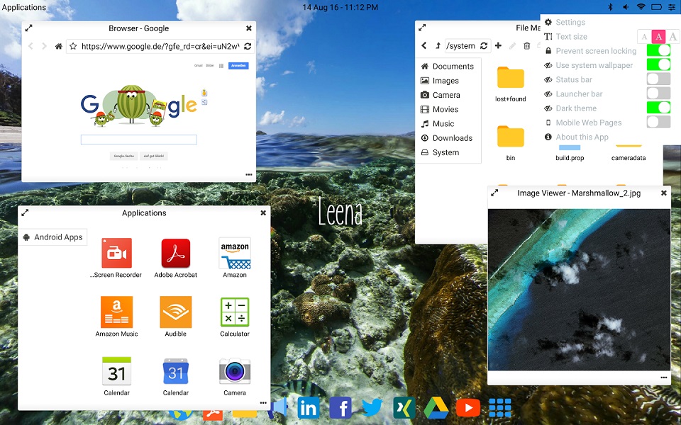 Ứng dụng cài đặt giao diện Macbook lên trên smartphone của bạn