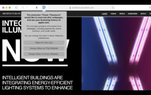 Safari extension