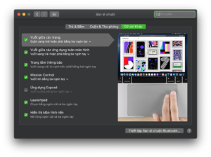 Cử chỉ Tracpad - macOS