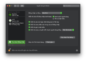 macOS - Users & Groups