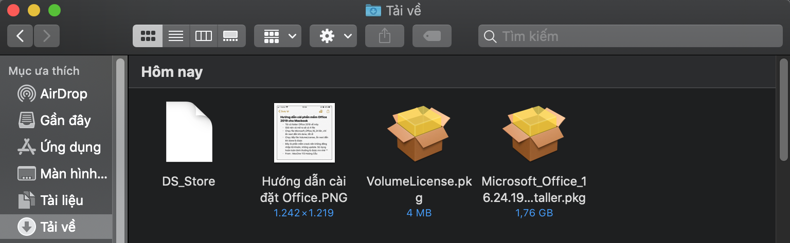 Hướng dẫn cài đặt Office trên các thiết bị MacBook 
