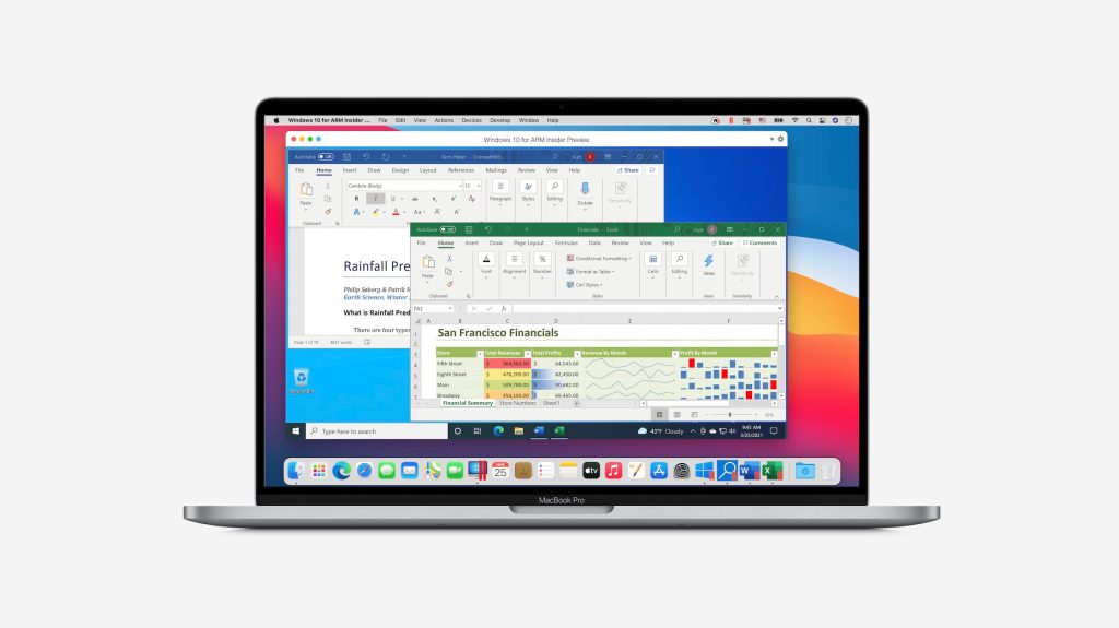 Windows 10 trên Parallels 