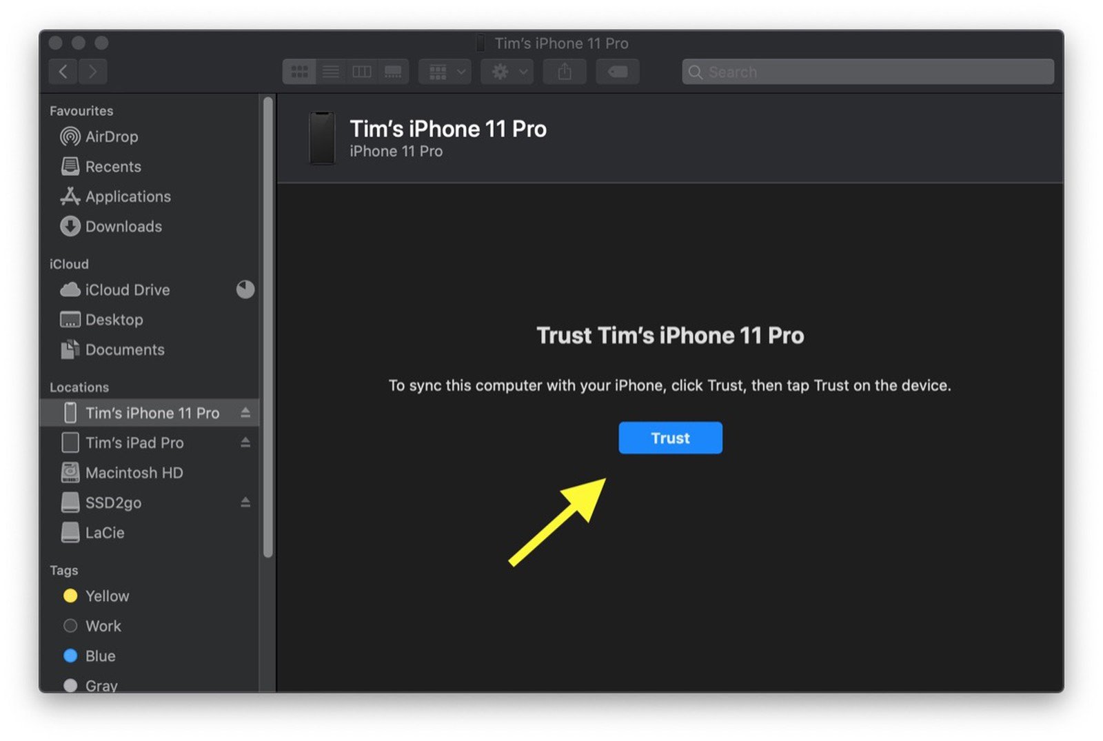 Dễ dàng sao lưu dữ liệu trên iPhone hoặc iPad lên các sản phẩm Mac