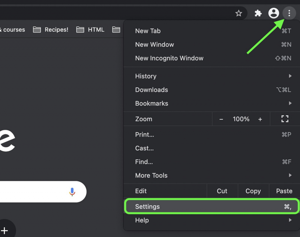 Xoá bộ nhớ cache trên Chrome