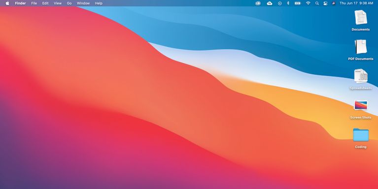 Màn hình Mac sử dụng ngăn xếp