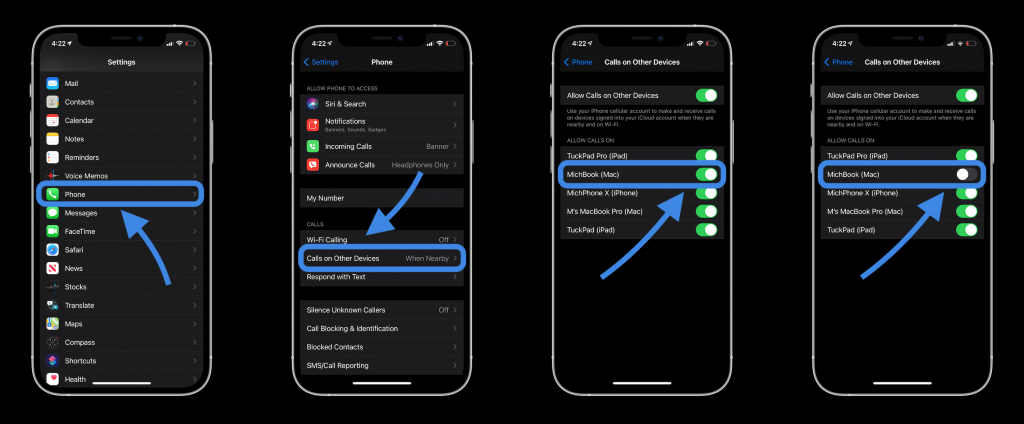 iPhone Settings