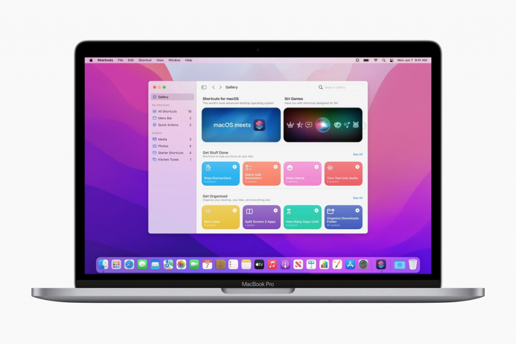 macOS 12 Shortcuts