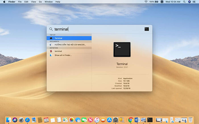 Terminal macOS