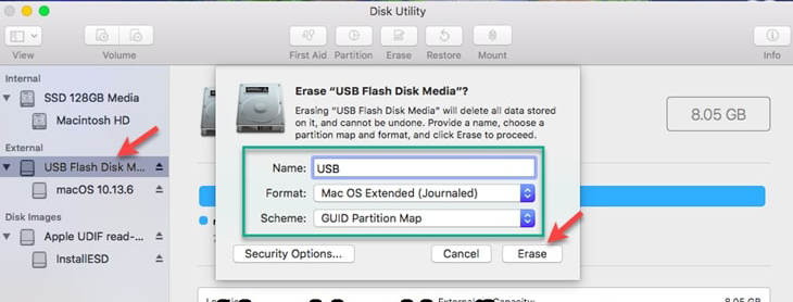 tạo USB cài macOS - 2