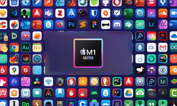 Ứng dụng trên M1 Ultra