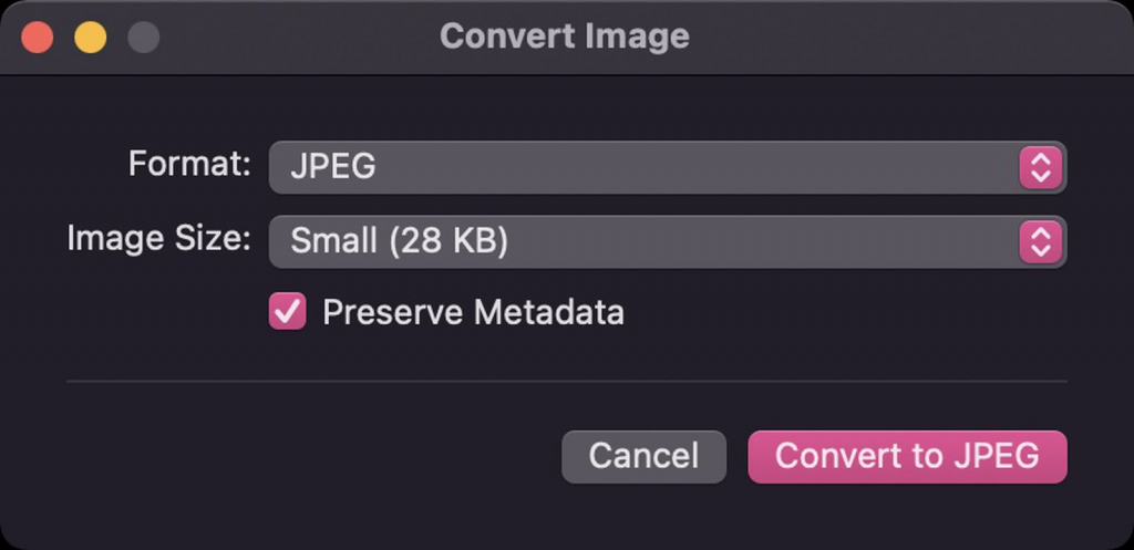 Tác vụ nhanh - macOS