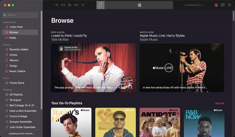 Apple Mussic on Mac