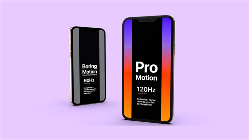 Thiết bị hiện đang được trang bị công nghệ hiển thị ProMotion 