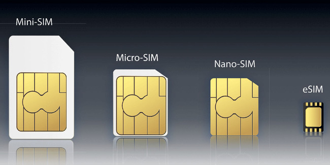 Sự khác biệt giữa eSim và sim vật lý 