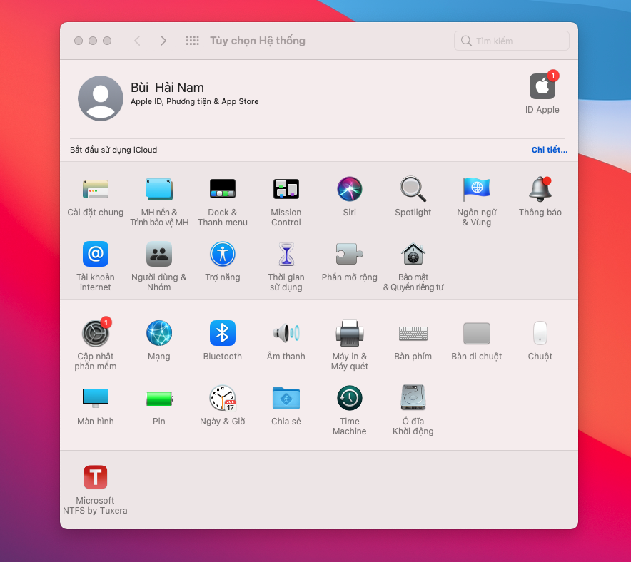 Bước 1: Chọn System Preferences - Cách xài Macbook