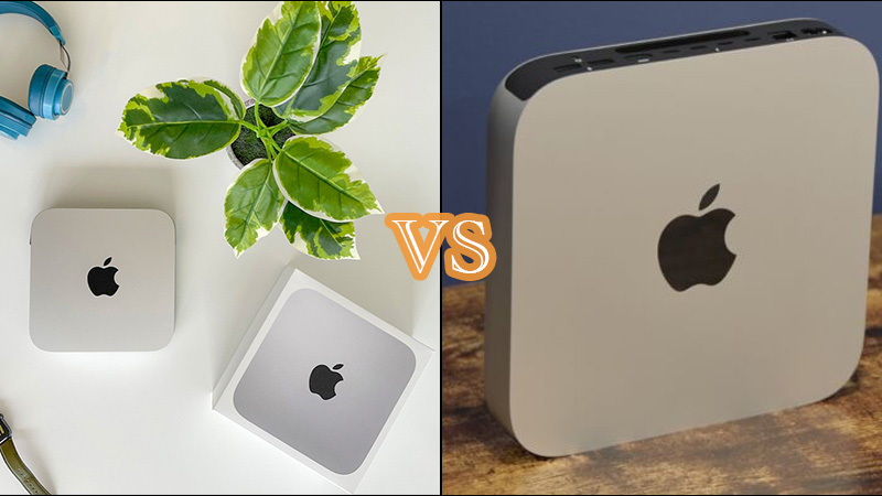 Ngoại hình vẫn vậy nhưng vẫn có những điểm khác biệt Mac Mini M2 và M2 Pro