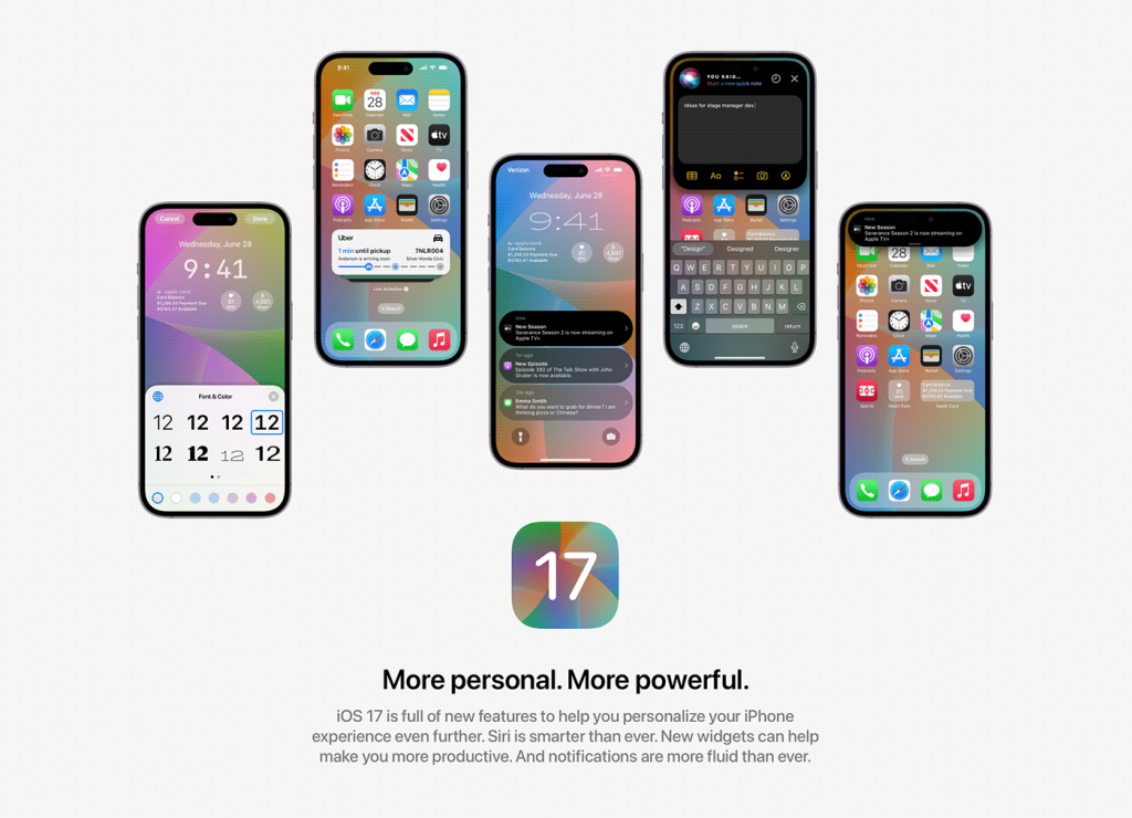 Danh sách những thiết bị được hệ điều hành iOS 17 hỗ trợ