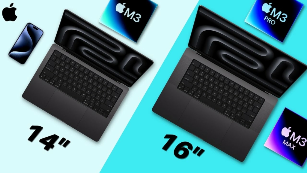 Macbook Pro M3 14-inch vs 16-inch. Nên chọn máy nào phù hợp ?