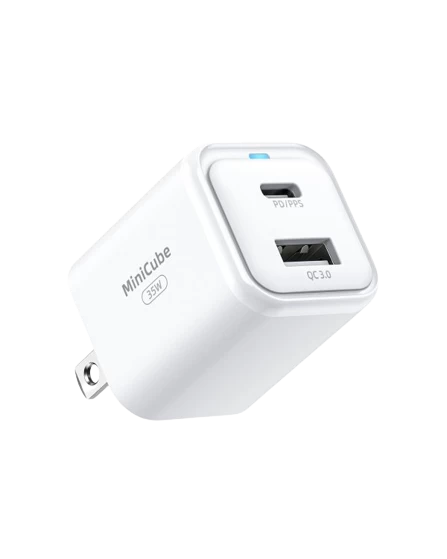 Sạc Nhanh Innostyle Mini Cube GaN II PPS/PD 35W 2 Cổng 1C1A