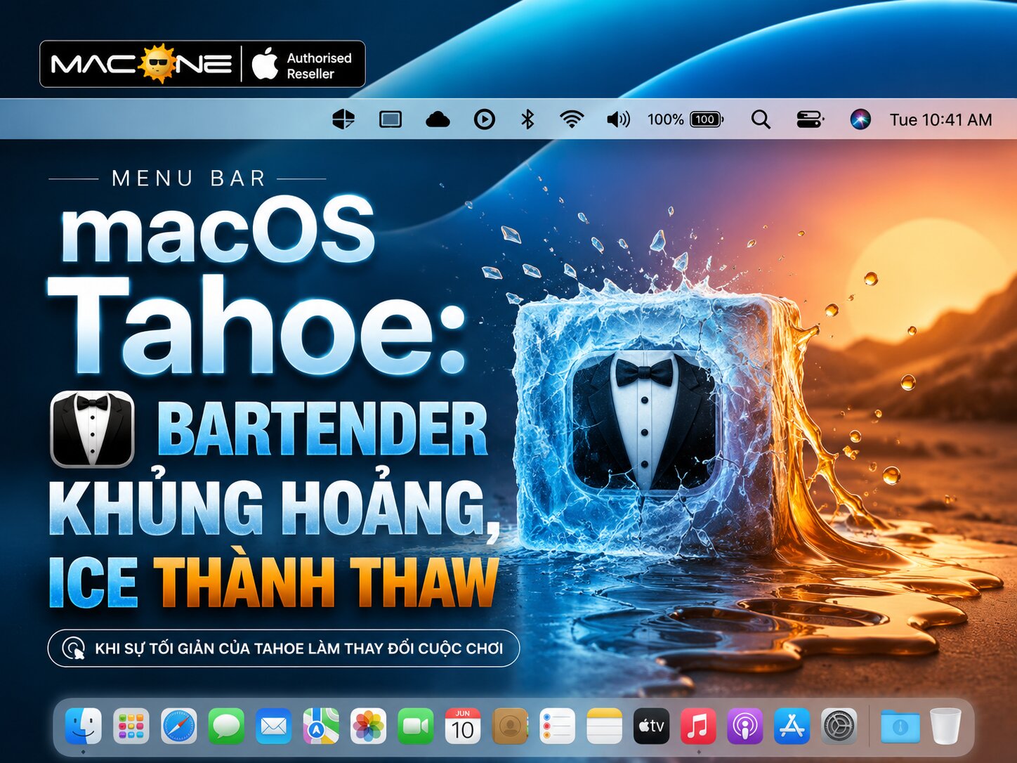 Menu Bar macOS Tahoe: Bartender Khủng Hoảng, Ice Thành Thaw