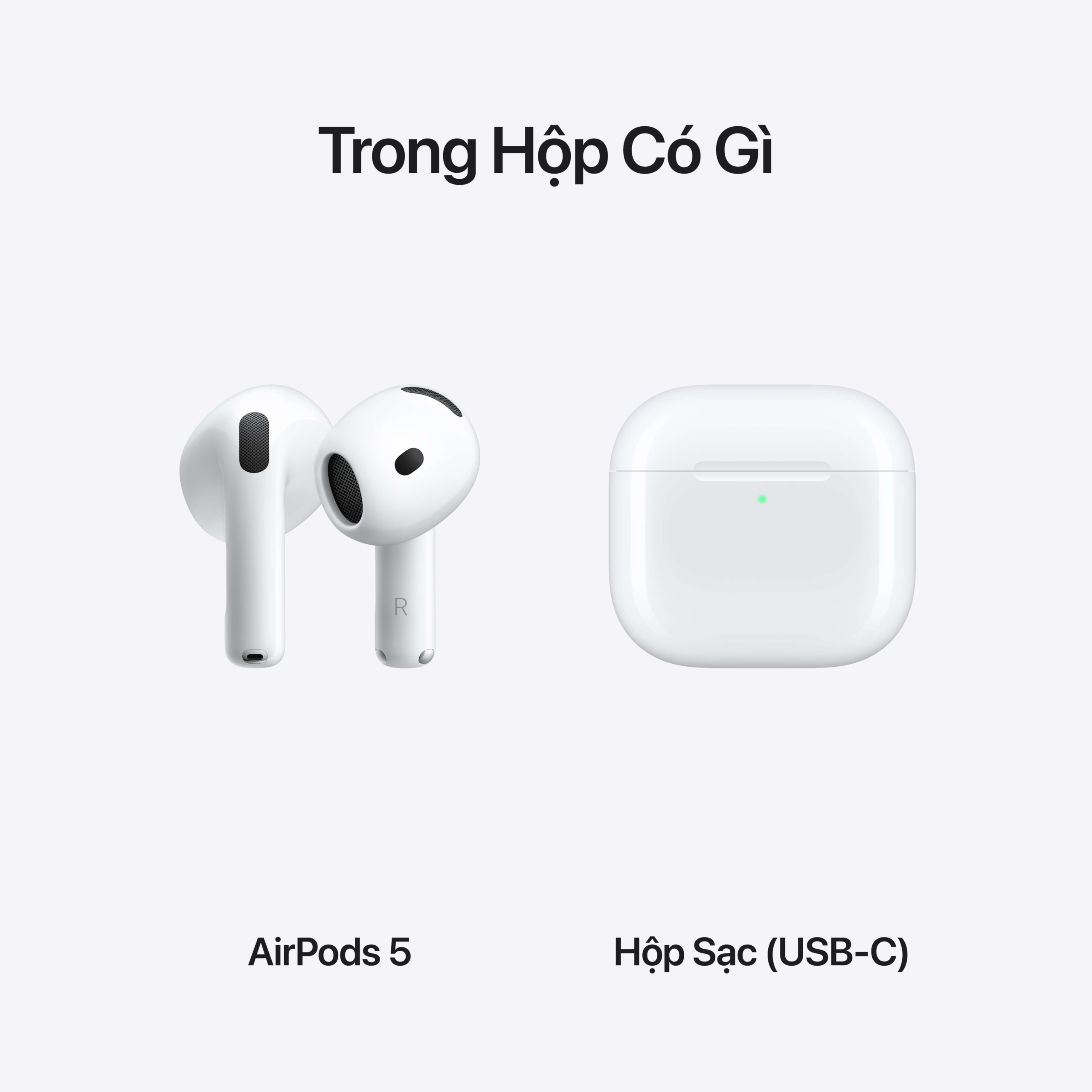 Tai nghe AirPods 5 Có Chủ Động Khử Tiếng Ồn – NEW
